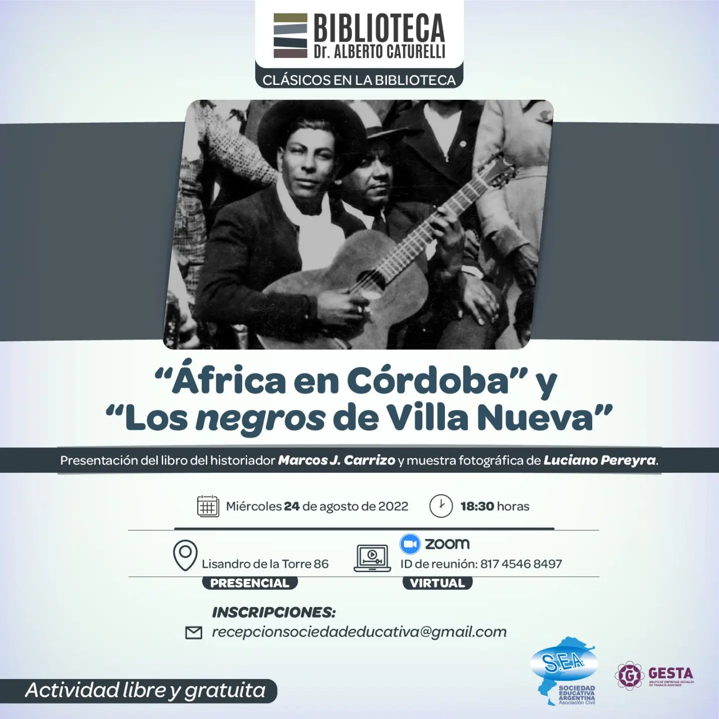 Flyer África en Córdoba